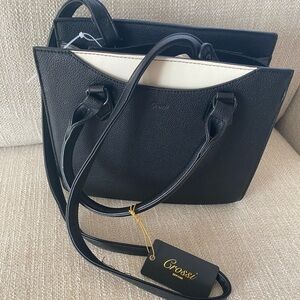 Crossi All Black Purse NWT